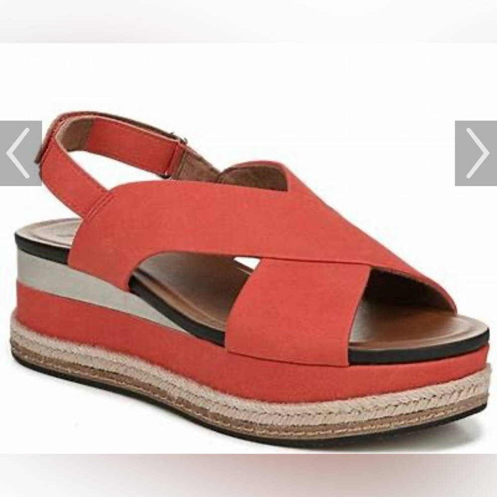 Naturalizer Orange Baya Slingback Sandals